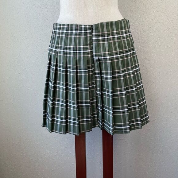 No Boundaries Plaid Mini Skirt Size L (11-13) EUC - Picture 4 of 7